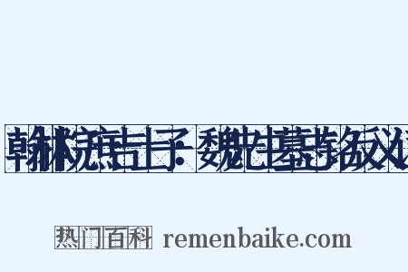 翰林院庶吉士子：魏先生墓志铭反义词是什么意思的图片